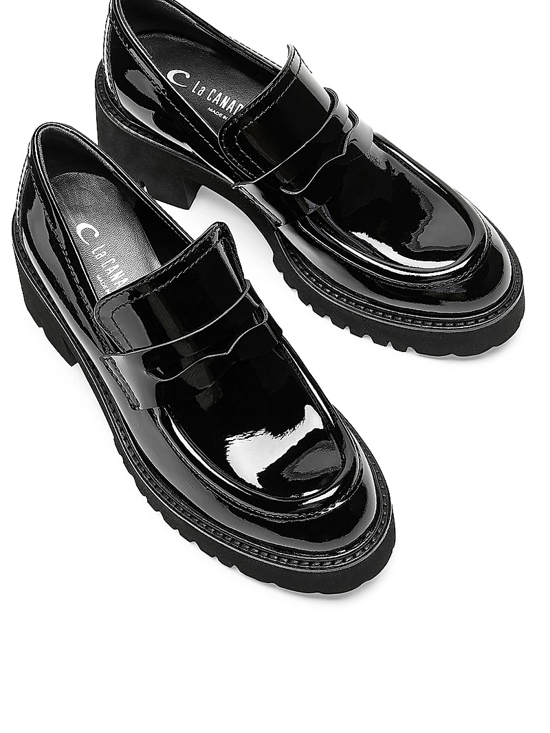 Readmid Leather Platform Loafers