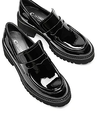 Readmid Leather Platform Loafers