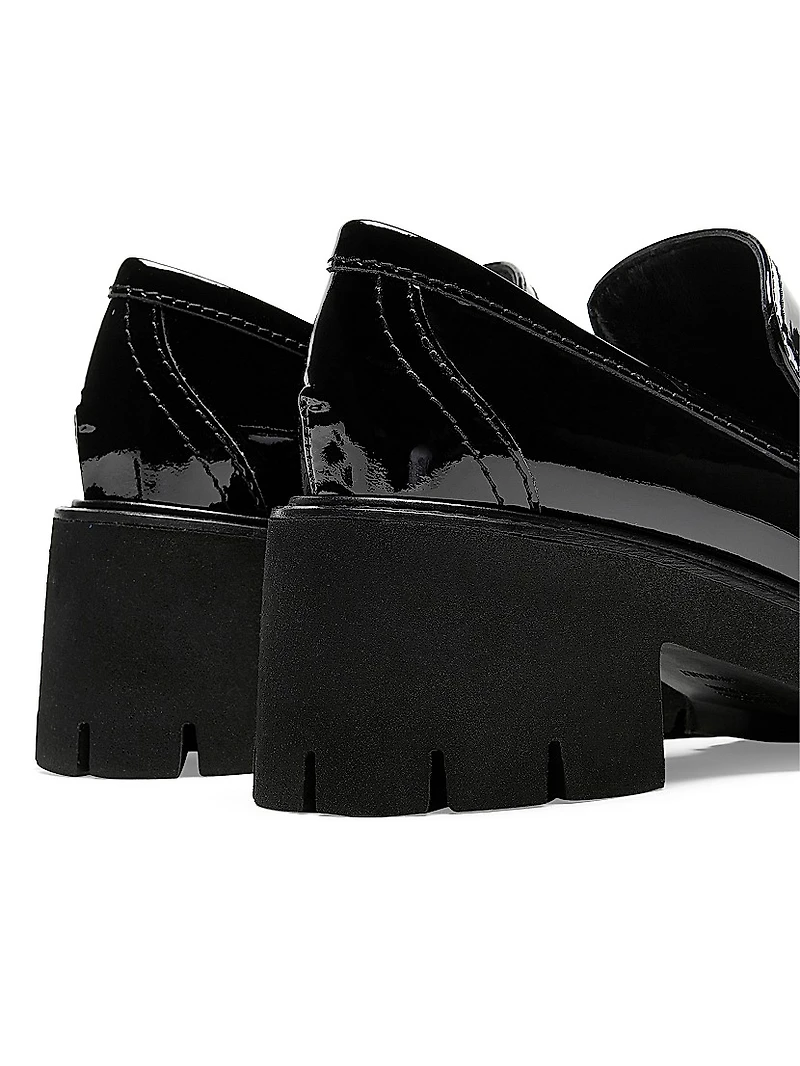 Readmid Leather Platform Loafers