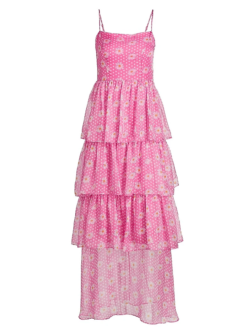 Rebekah Daisy Tiered Maxi Dress