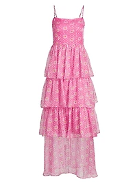 Rebekah Daisy Tiered Maxi Dress