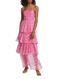 Rebekah Daisy Tiered Maxi Dress