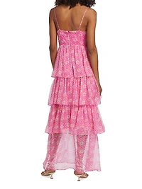 Rebekah Daisy Tiered Maxi Dress