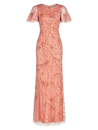 Esther Bead-Embellished Gown