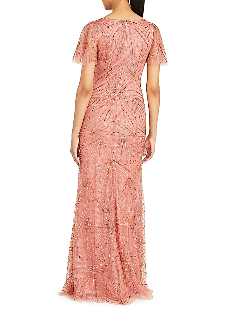 Esther Bead-Embellished Gown