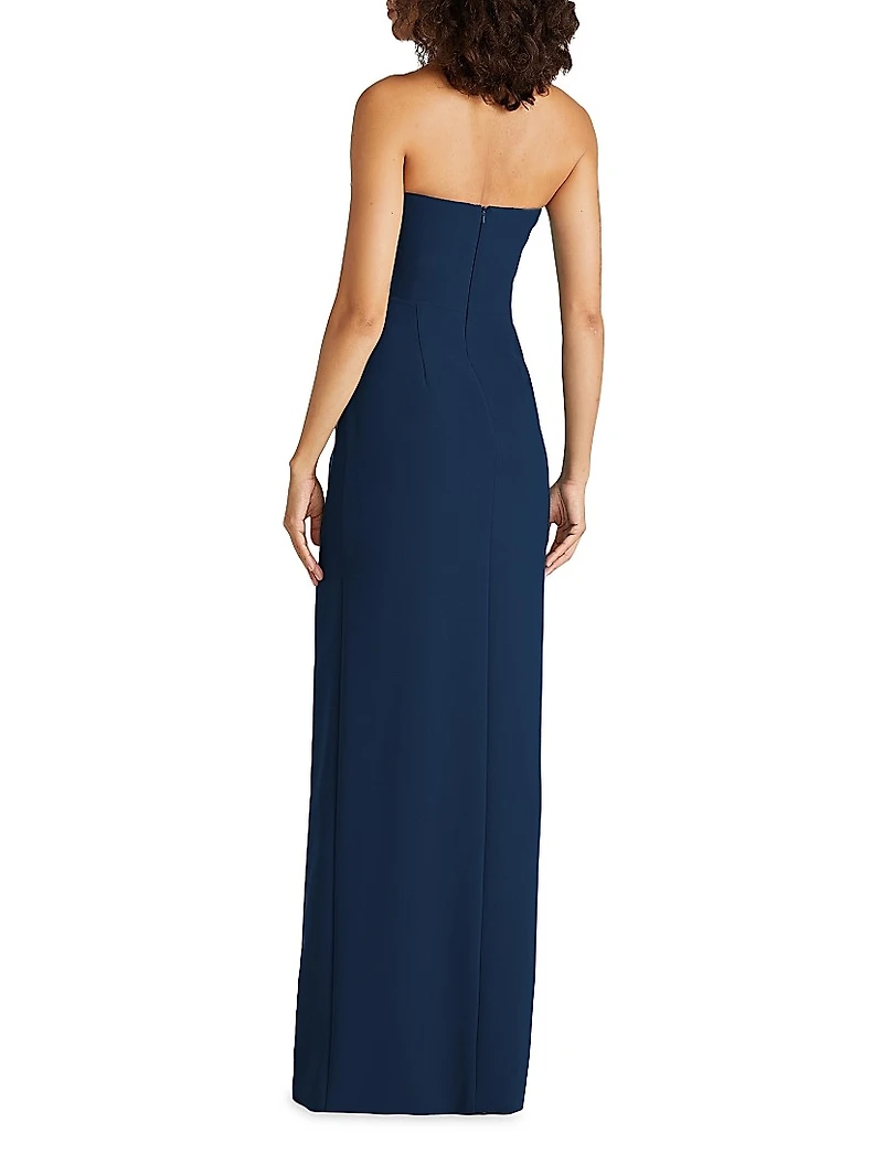 Anastasia Embellished Strapless Gown