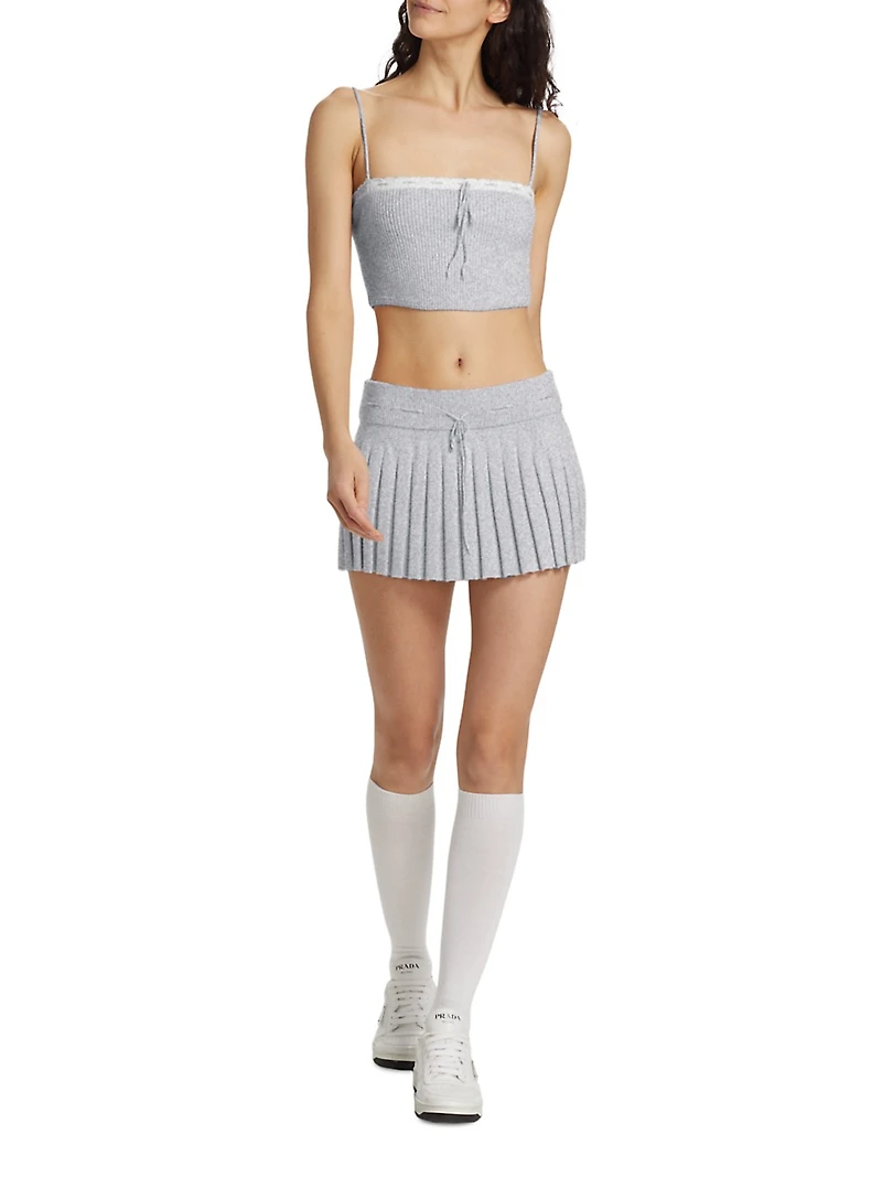 Cielo Rib-Knit Crop Top