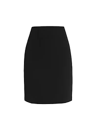 Silk Pencil Skirt