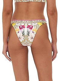 Floral Low-Rise Bikini Bottom
