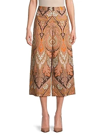 Laura Paisley Cropped Pants