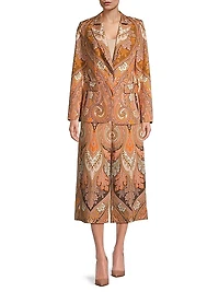 Laura Paisley Cropped Pants