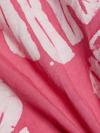 Ayo Palm Bubble-Hem Midi-Dress