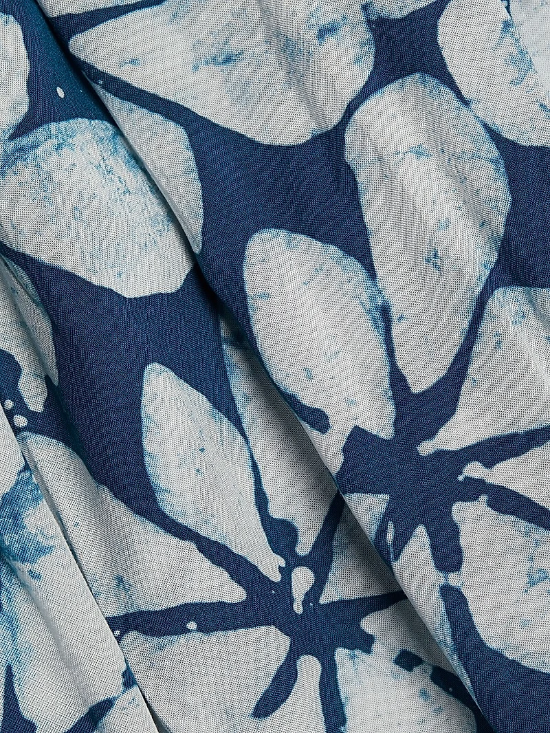 Aje Geometric Ruffle-Trim Maxi Dress