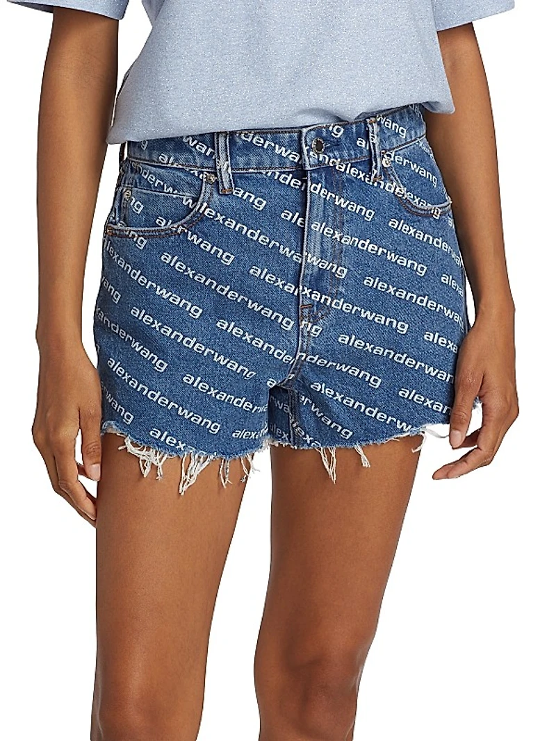 Bite Logo Denim Shorts