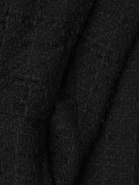 Rustic Chic Tweed Midi-Dress