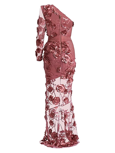 I Found Love One-Shoulder Gown