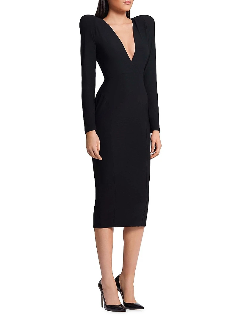 Legacy Structured Midi-Dress