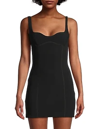 Zoey Stretch-Knit Minidress