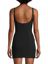 Zoey Stretch-Knit Minidress