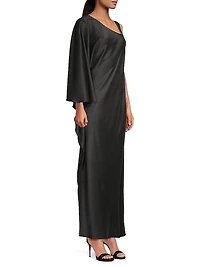Grace One-Shoulder Silk Gown