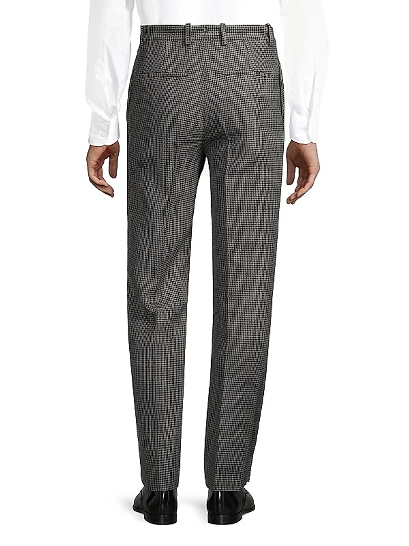 Wool Houndstooth Pants