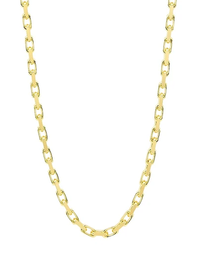 14K Yellow Gold French Cable-Chain Necklace