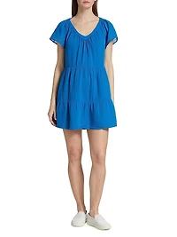Eleanor Gauze Tiered Minidress