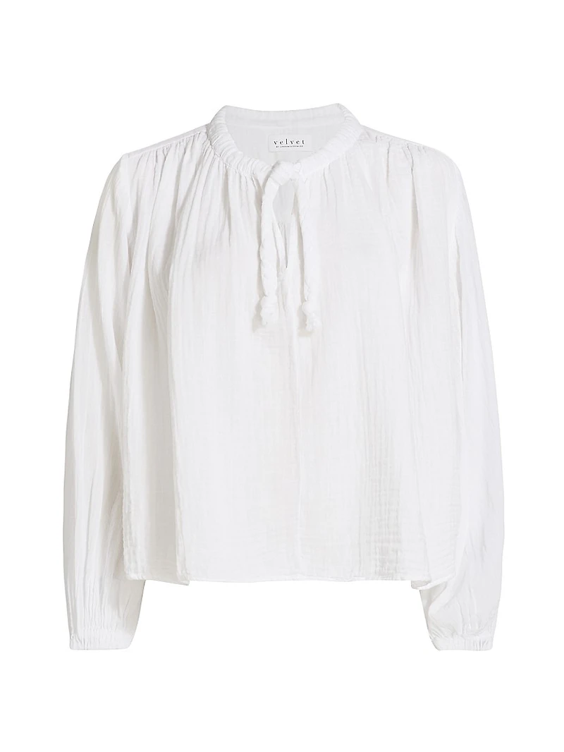 Kathleen Gauze Top