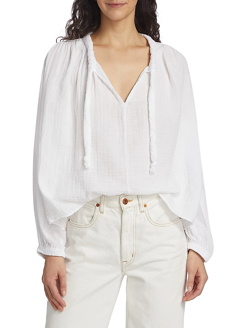 Kathleen Gauze Top