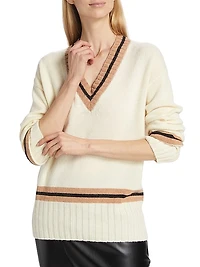 Collection Varsity Alpaca-Blend Pullover Sweater