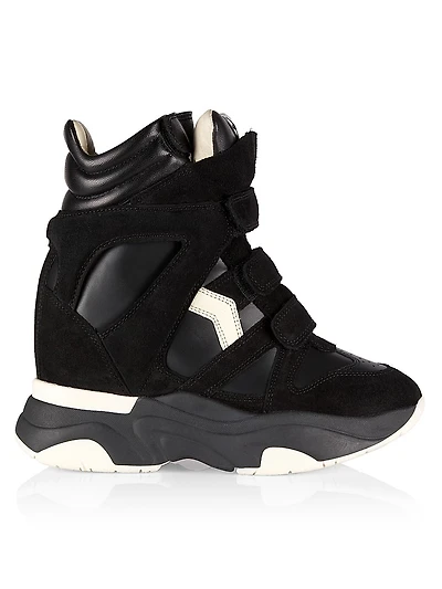 Balskee 50MM High-Top Wedge Sneakers