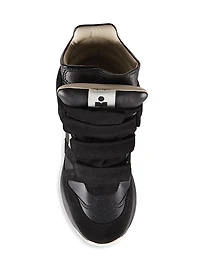 Balskee 50MM High-Top Wedge Sneakers