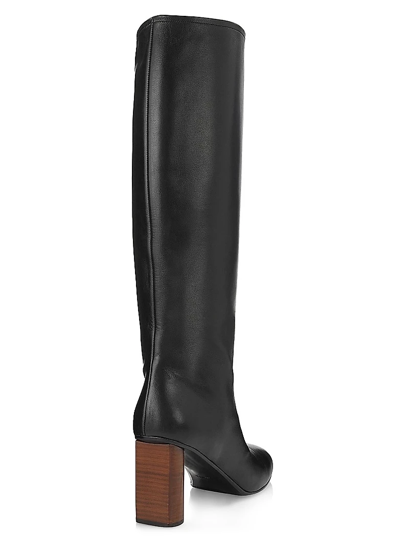 Co-Front 80MM Leather Tall Boots