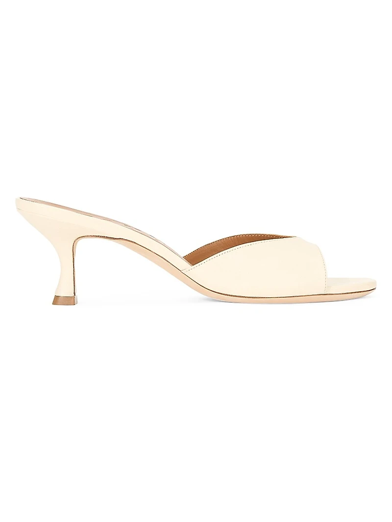 Brigitte 55MM Leather Mules