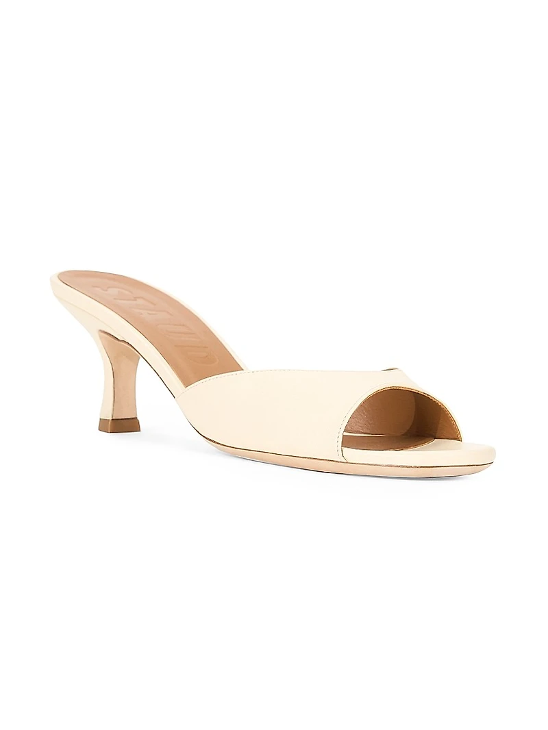 Brigitte 55MM Leather Mules