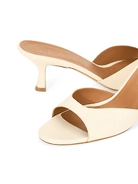 Brigitte 55MM Leather Mules