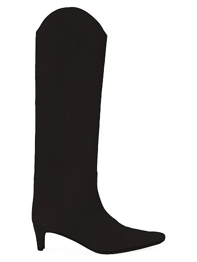 Western Suede Wally Boots