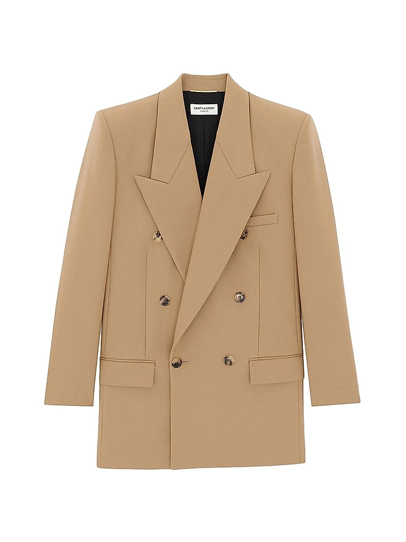 Blazer Wool Gabardine