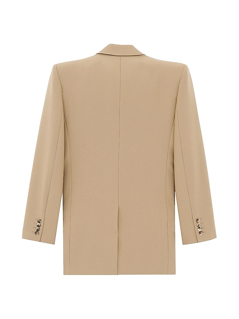 Blazer Wool Gabardine