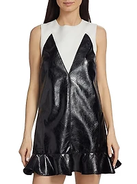 Aria Vegan Leather Minidress