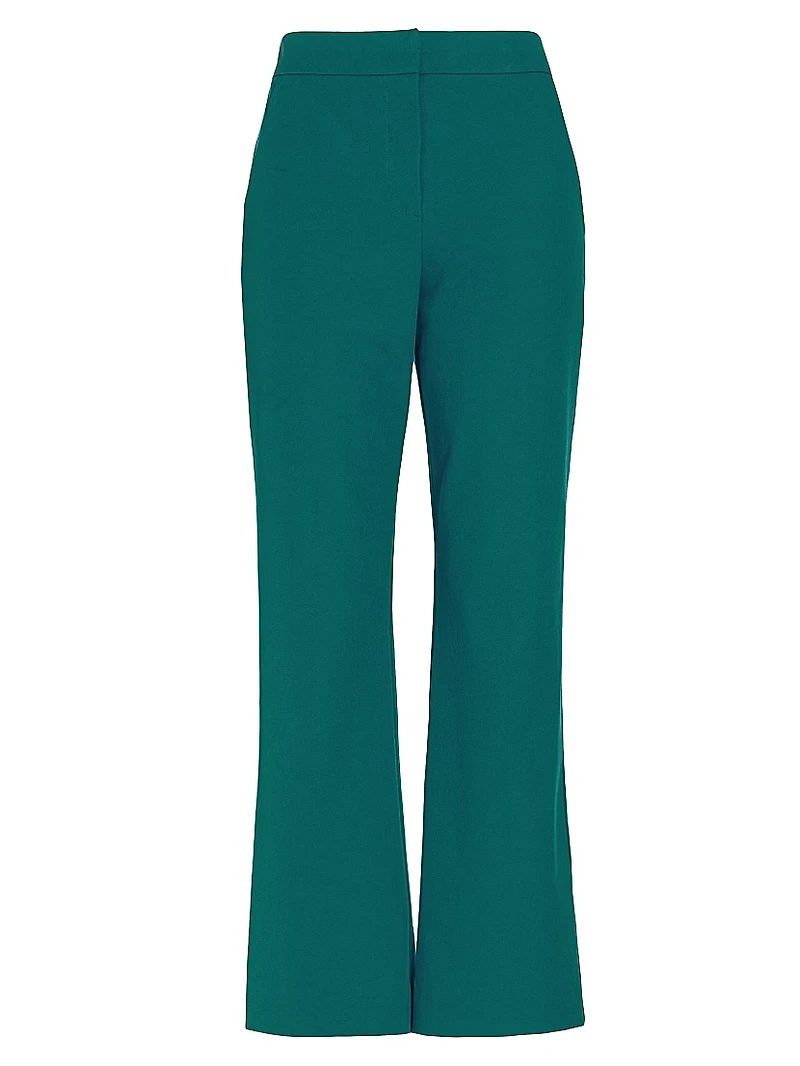 Lulu Cropped Straight-Leg Pants
