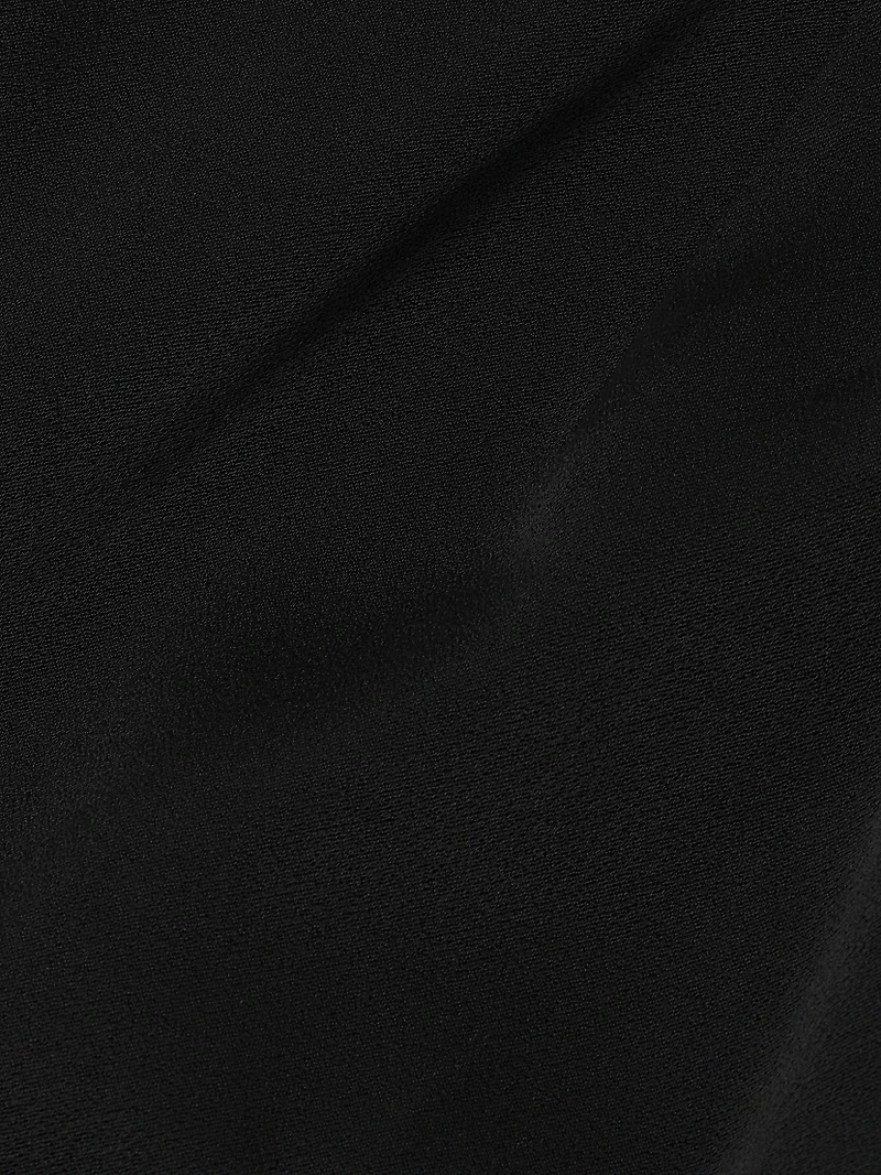 Crepe Wide-Leg Pants