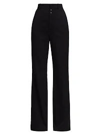 High-Rise Flare Pants