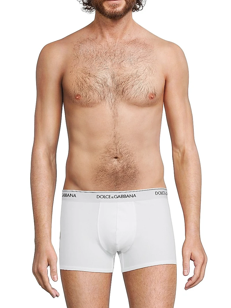 Logo Waistband 2-Pack Stretch Cotton Boxers