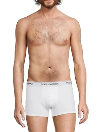 Logo Waistband 2-Pack Stretch Cotton Boxers