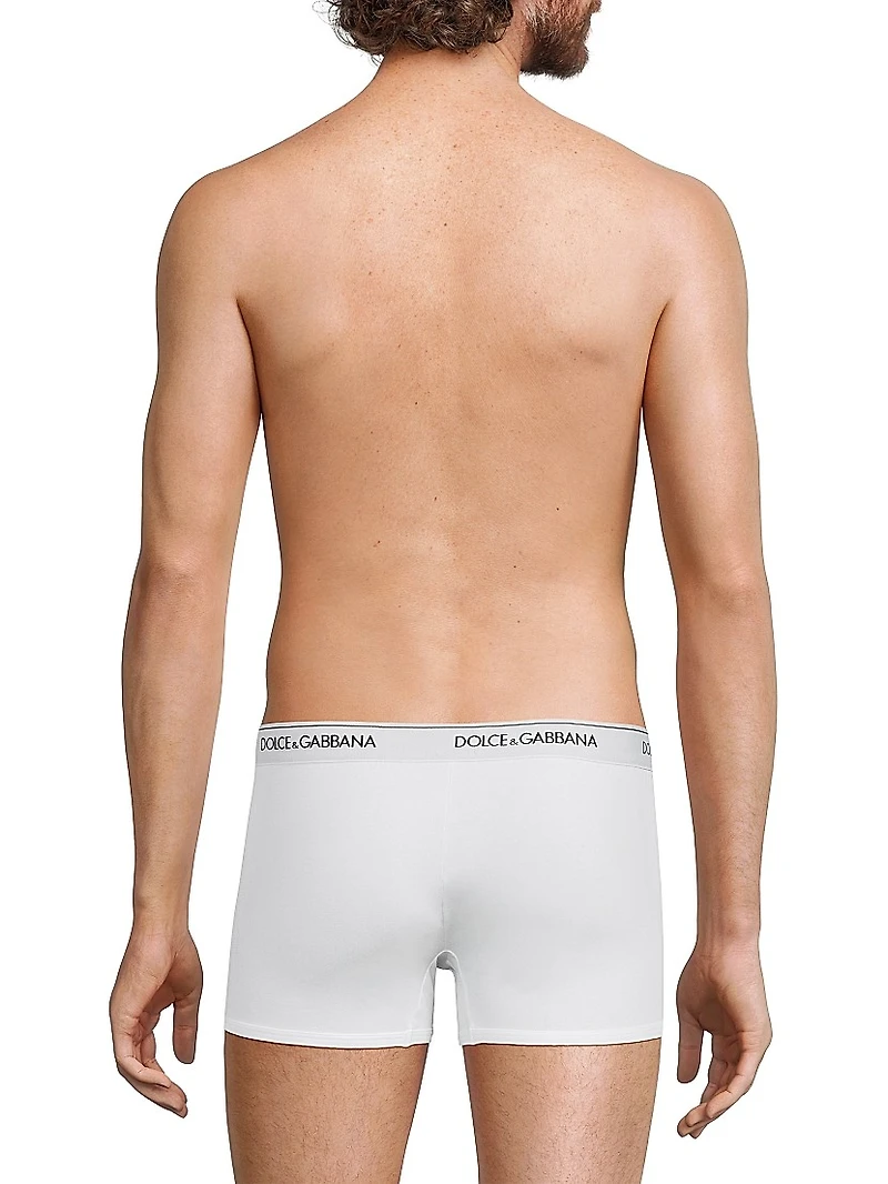 Logo Waistband 2-Pack Stretch Cotton Boxers