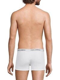Logo Waistband 2-Pack Stretch Cotton Boxers