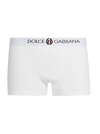 Logo Cotton Boxer Briefs