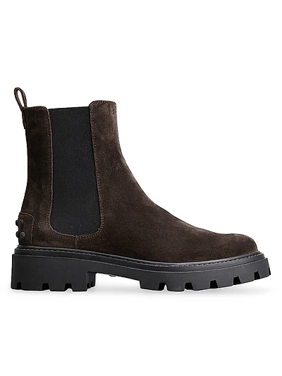 Gomma Suede Chelsea Boots