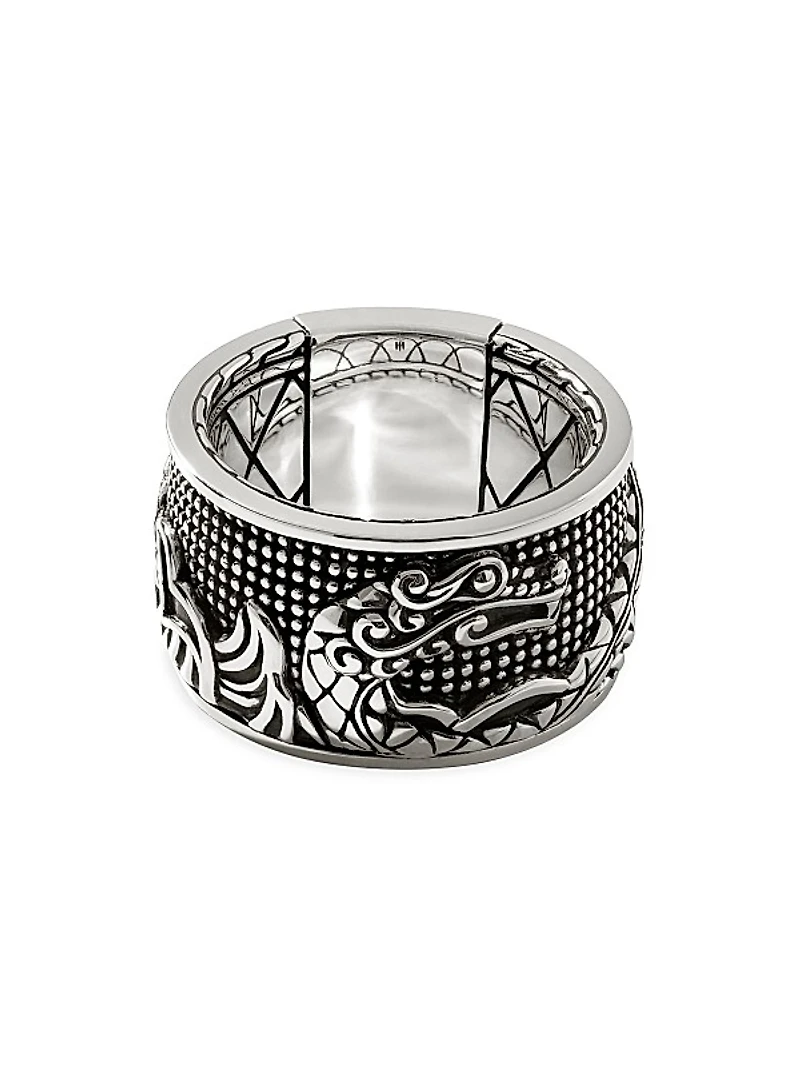 Indonesia Legends Naga Sterling Silver Band Ring